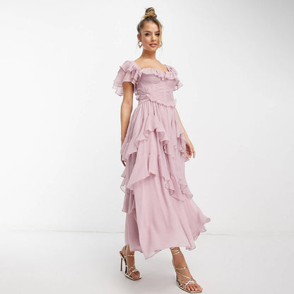 Robe Élégant & Dos Nu Glamour
