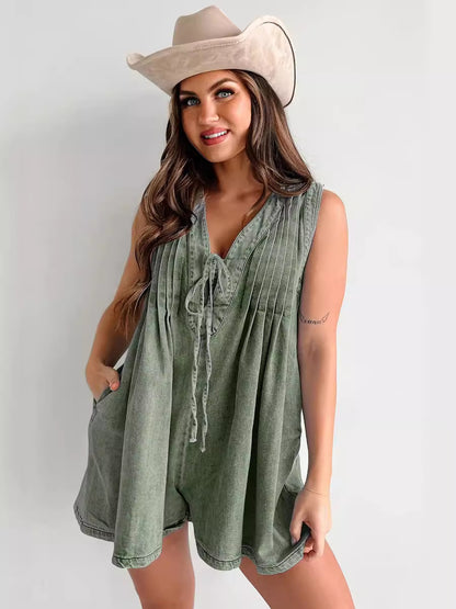 Combinaison Western Chic en jean