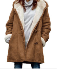 Manteau duffle doublé peluche