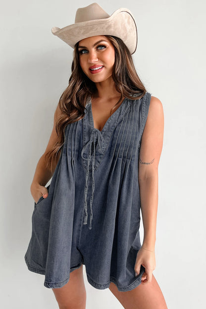Combinaison Western Chic en jean