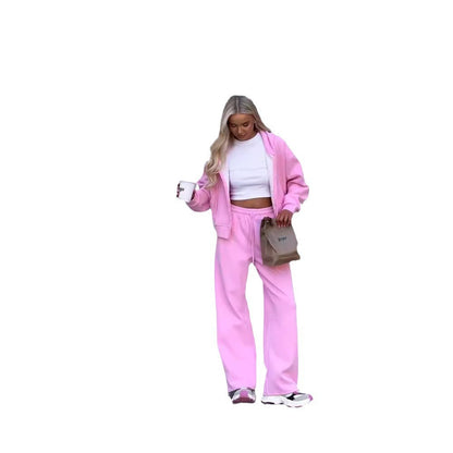 Ensemble de survêtement décontracté à capuche pour femme