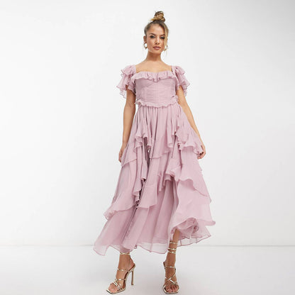 Robe Élégant & Dos Nu Glamour